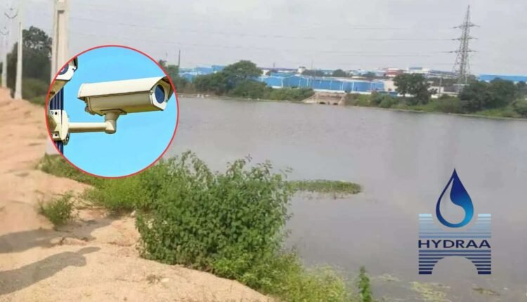 Hyderabad lakes CCTV monitoring
