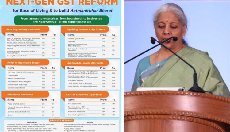 GST reforms 2025