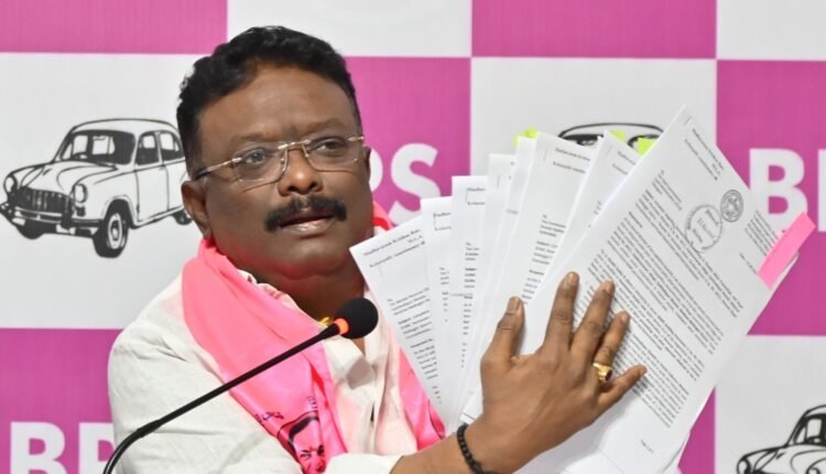 CM Revanth Reddy land grab allegations raised by Dasoju Sravan