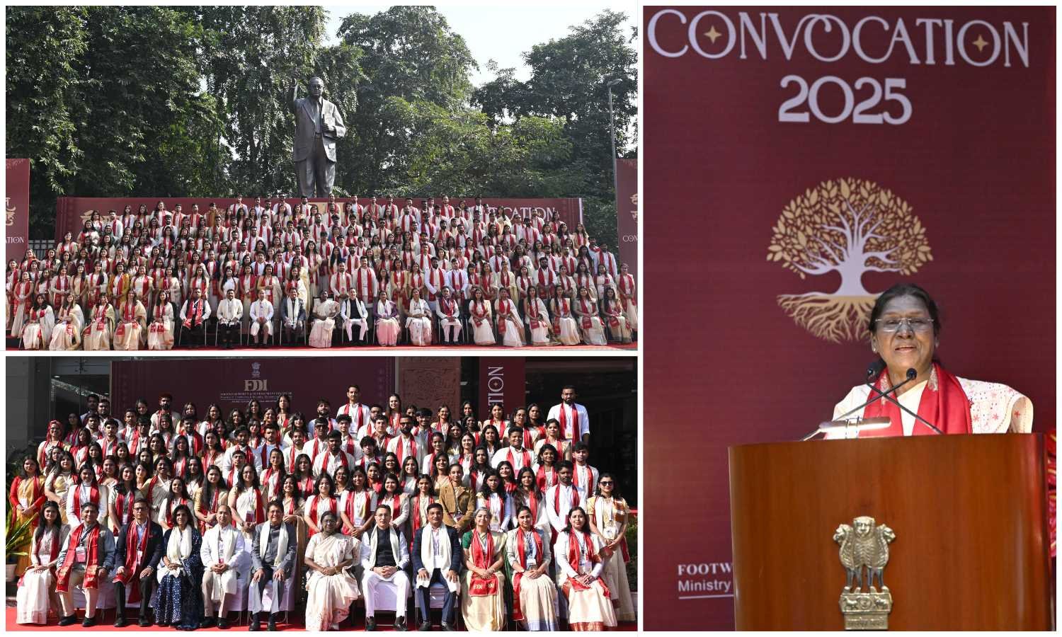 President addresses FDDI Convocation Ceremony in New Delhi