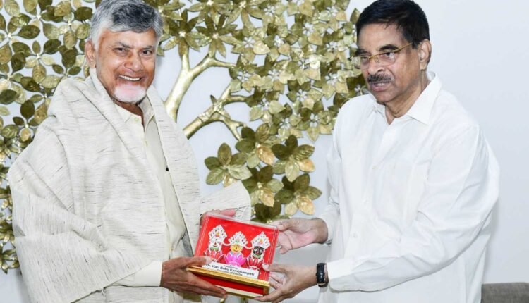 Haribabu Chandrababu meet at CM residence
