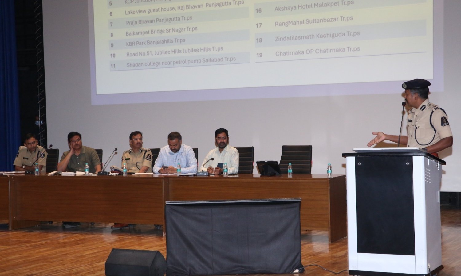 Hyderabad traffic coordination meeting led by Sajjanar