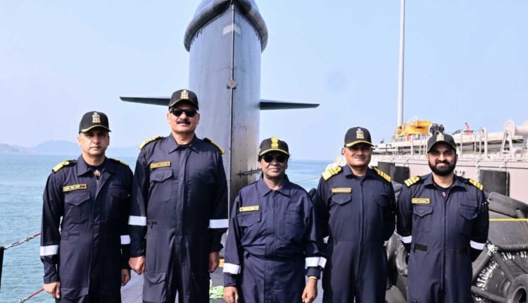 President Murmu takes submarine sortie aboard INS Vaghsheer