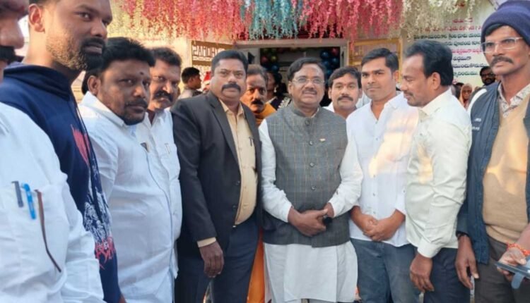 Vivek Venkatswamy attends Christmas Eve services in Mancherial