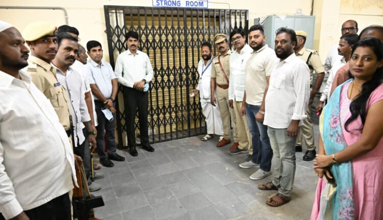 Rangareddy EVM warehouse inspection by district collector