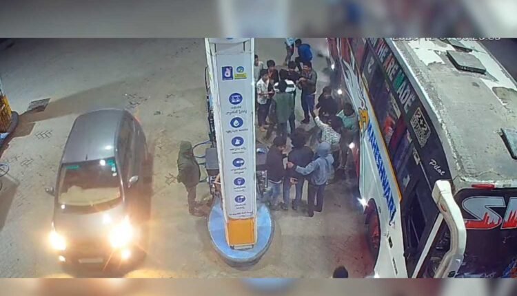 Warangal students bus attack at Dharmaram petrol bunk