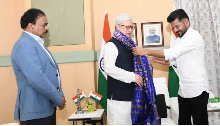 Telangana Governor New Year open house at Lok Bhavan