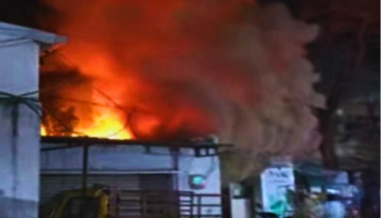 Kukatpally gas fire at LPG refilling centre