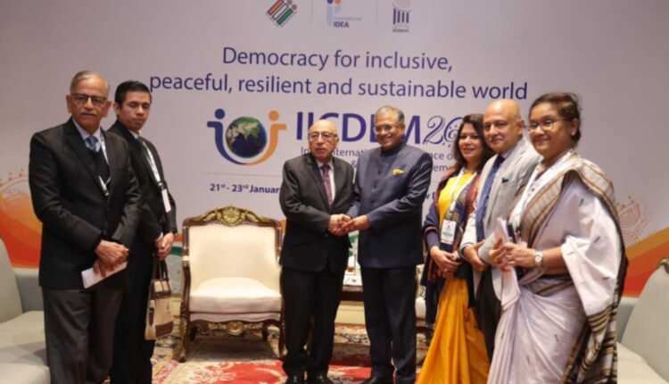 ECI bilateral meetings with 32 EMBs at IICDEM-2026