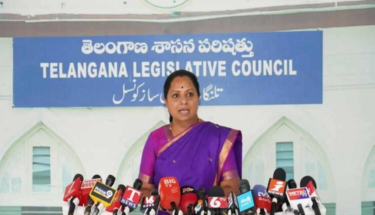 Kavitha seeks resignation acceptance in Legislative Council