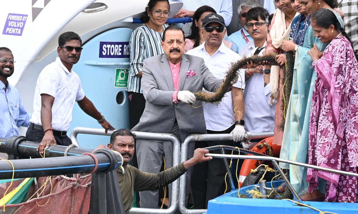 India launches first open-sea marine fish farming project