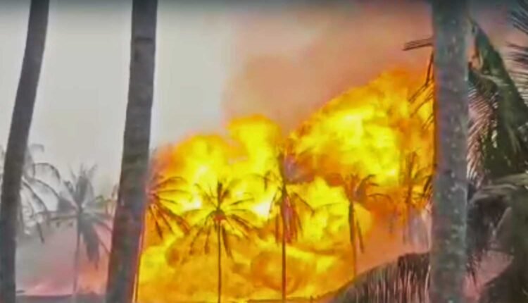 ONGC pipeline explosion triggers gas leak fears in Konaseema