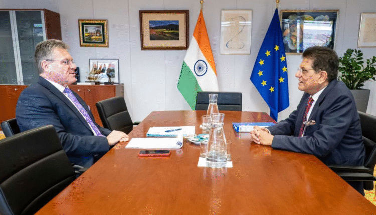 Piyush Goyal’s Brussels visit pushes India-EU FTA talks