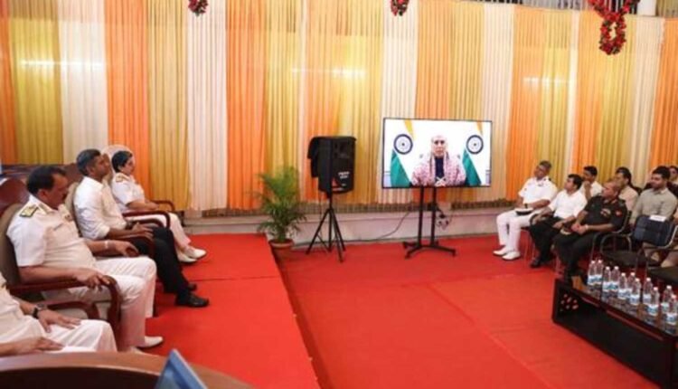 Rajnath Singh on Indian Navy joint surgical camp