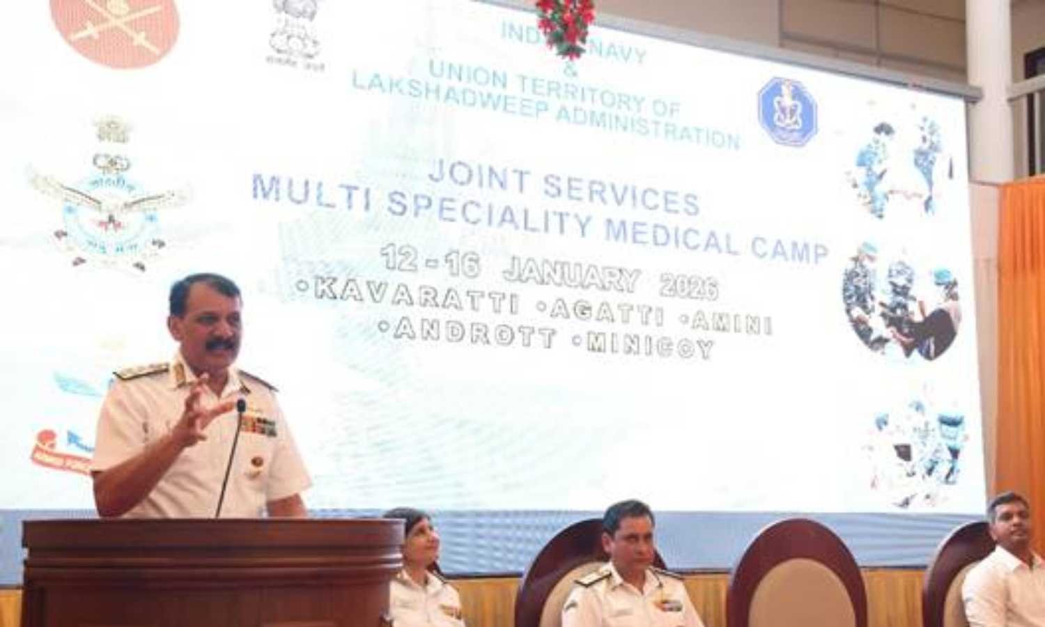 Rajnath Singh on Indian Navy joint surgical camp