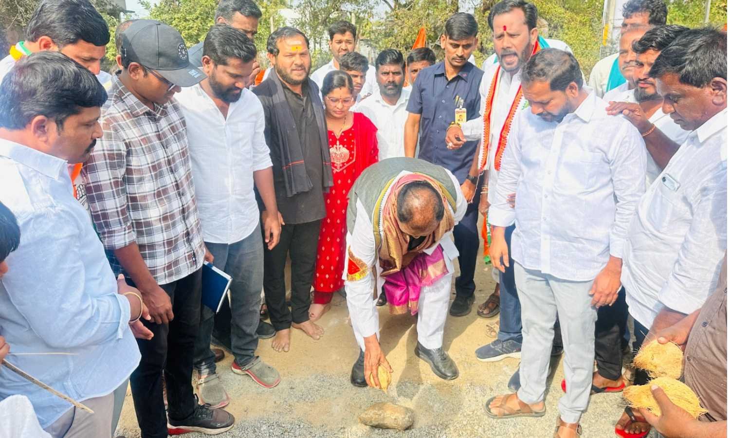 Shabbir Ali on Kamareddy development works