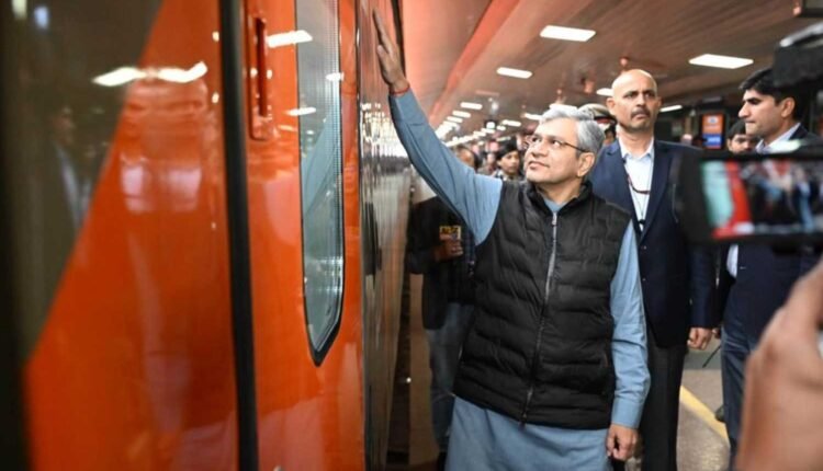 Ashwini Vaishnaw inspects Vande Bharat sleeper train