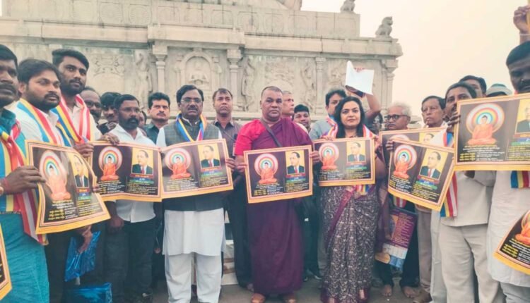 Vivek Venkatswamy calls for unity on Ambedkar Buddhist path