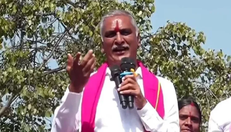 Harish Rao attacks Revanth in Dubbak campaign