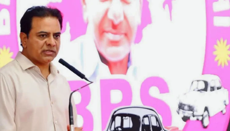 KTR municipal polls pitch takes on Congress