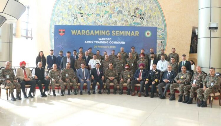 Military wargaming seminar hosted by Indian Army