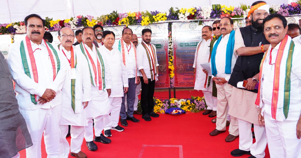 Residential schools Nizamabad: Revanth Reddy lays foundation