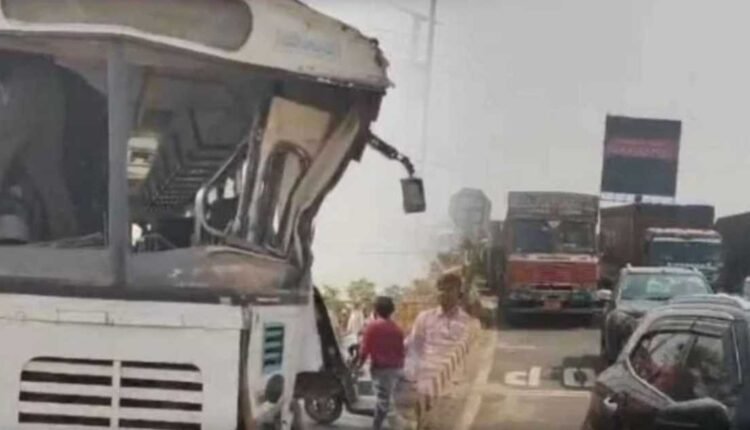Sangareddy highway accident injures 15