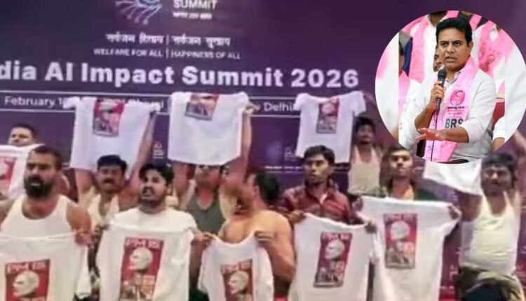 AI Summit 2026 protest: KTR slams Youth Congress