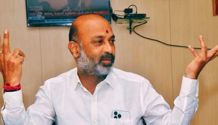 Bandi Sanjay counters Congress on Centre support