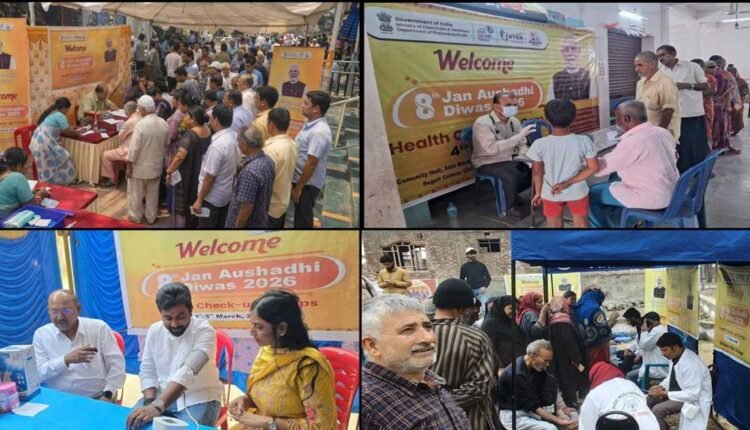 Free health check-up camps mark Janaushadhi Saptah