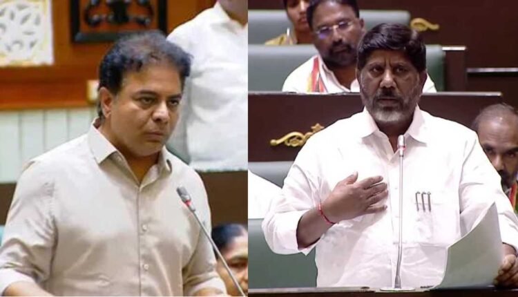 KTR issues loan claims challenge in Assembly