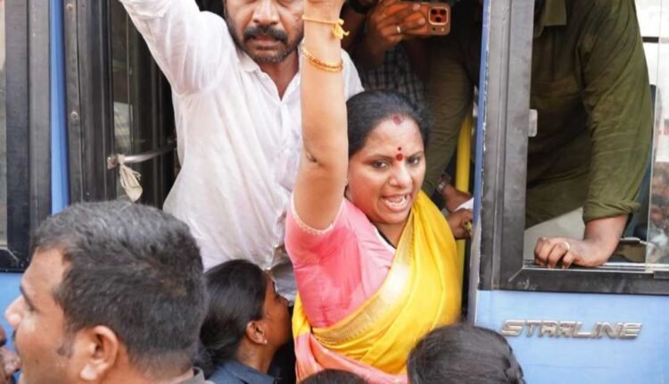 Velugumatla demolition protest: Kavitha detained in Khammam
