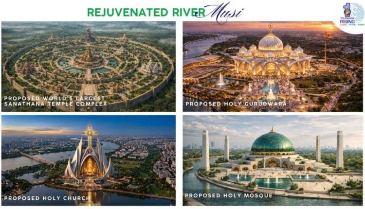Musi Riverfront temple project revives Hyderabad heritage
