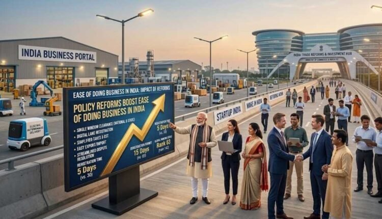 Ease of doing business improves with policy reforms