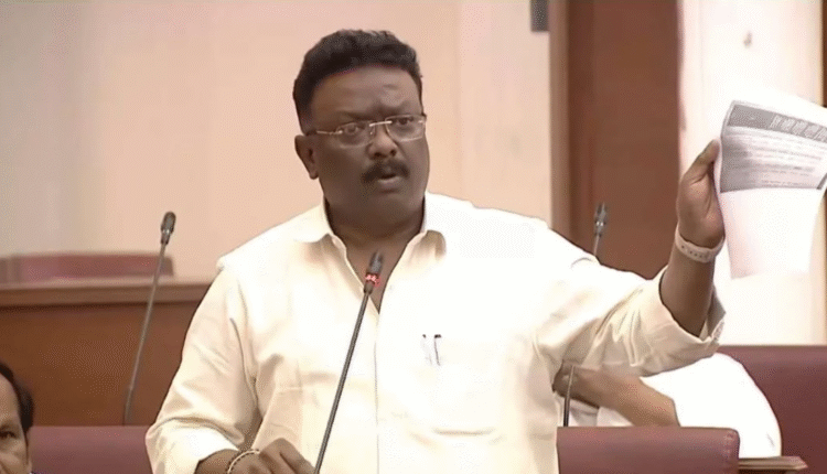 Telangana budget criticism by Dasoju Sravan