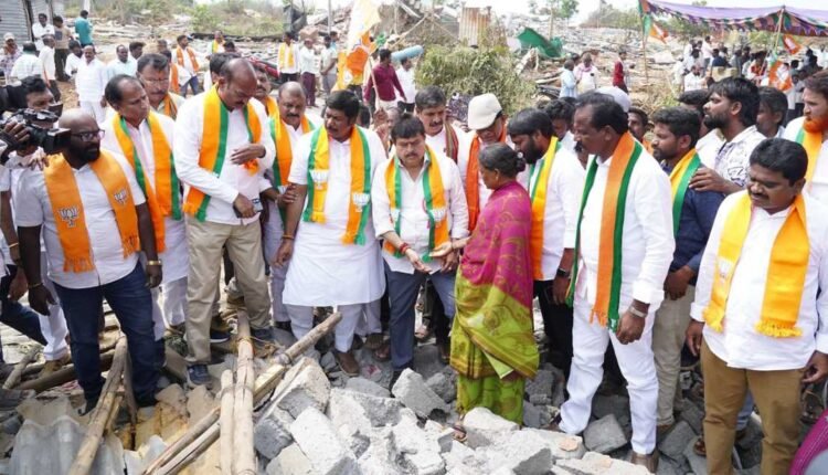 Velugumatla house demolition left 1,800 homeless: BJP