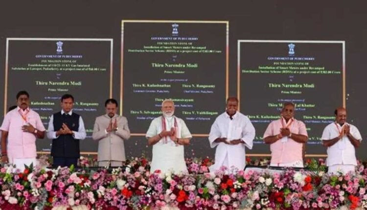 Puducherry development projects worth Rs 2,700 crore