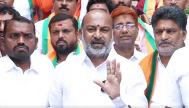 RTC workers plight: Bandi Sanjay attacks govt