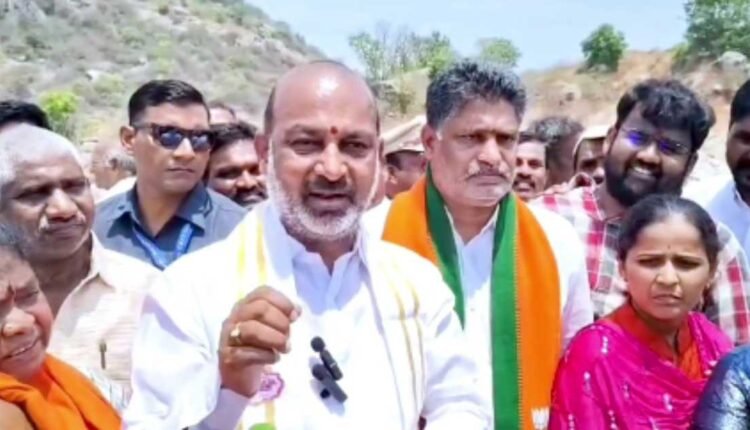 Bandi Sanjay challenge over six guarantees