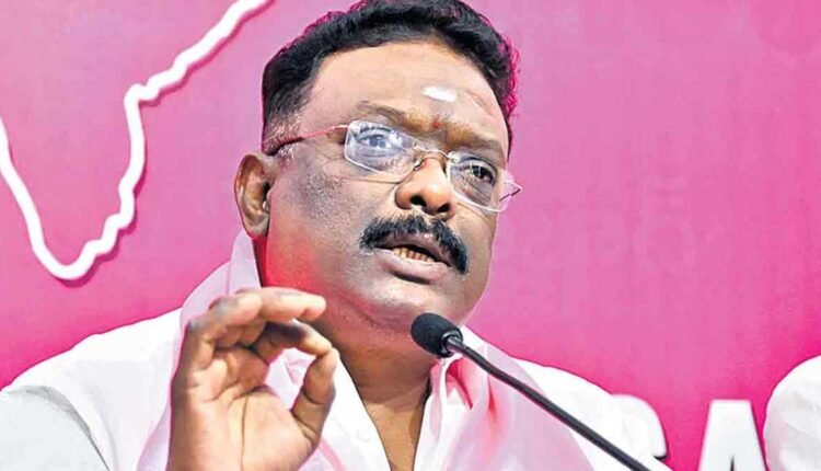 BRS land grabbing allegations spark dharma yuddham call