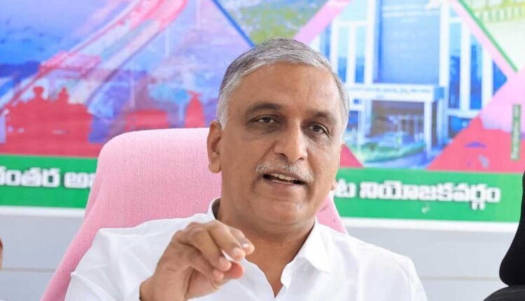 Irrigation projects operations concerns raised by Harish Rao