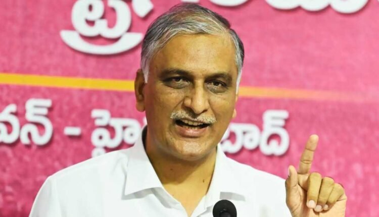 KCR dignity contrast: Harish Rao targets Revanth Reddy