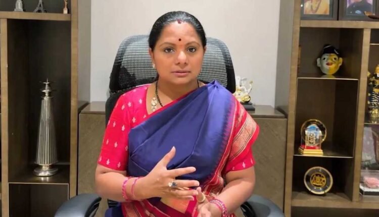 Kavitha targets Congress over employee promises