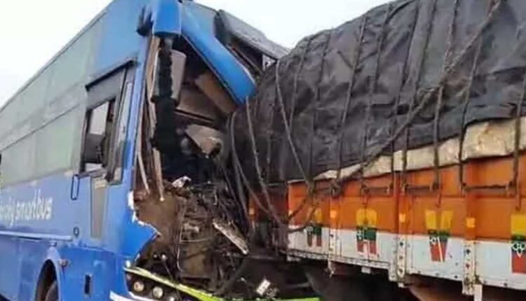 Kodad bus collision leaves 16 injured on NH 65