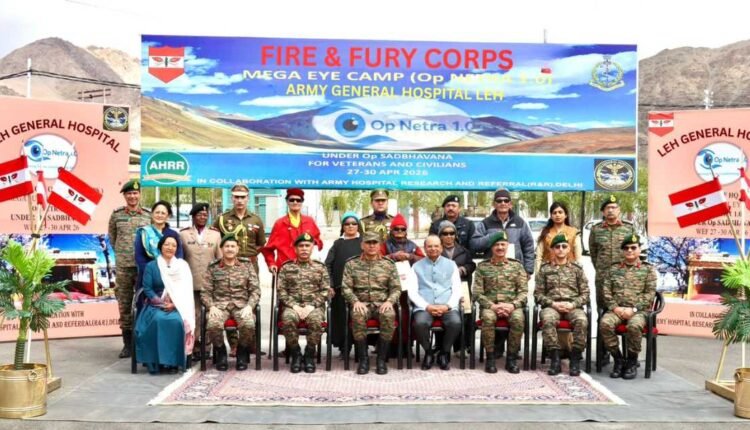 Op Netra 1.0 eye camp restores vision in Ladakh