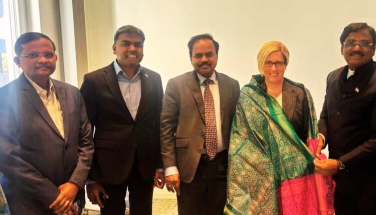 Telangana Germany jobs talks held by Minister Vivek