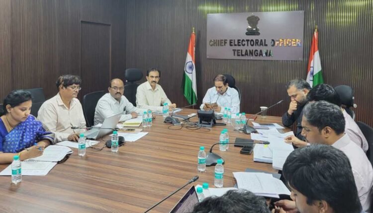 Special Intensive Revision reviewed in Hyderabad