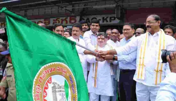 Electric buses launched at Kukatpally depot