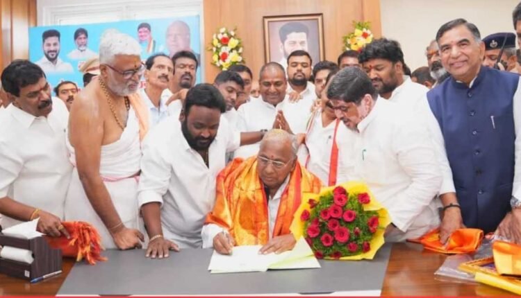 BC Welfare advisor Hanumantha Rao takes charge