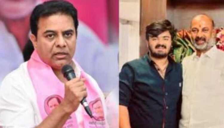 KTR attacks BJP over Bandi Sai Bhageerath case